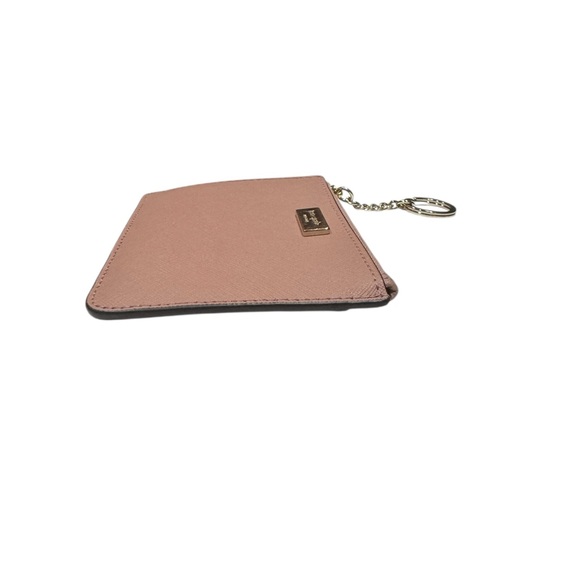 KATE SPADE Dusty Pink Gold Key Ring Card Holder - Picture 11 of 12